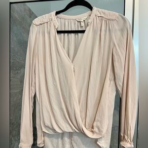 Elegant Blush Pink Women's Top